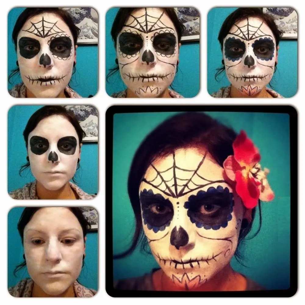 Caras pintadas para Halloween - Imagui