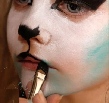 MuyVariado.com: Caritas Pintadas, Diseño Gato, Paso a Paso MuyVariado.com: Caritas Pintadas, Diseño Gato, Paso a Paso