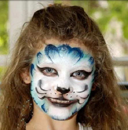 MuyVariado.com: Caritas Pintadas, Diseño Gato, Paso a Paso MuyVariado.com: Caritas Pintadas, Diseño Gato, Paso a Paso