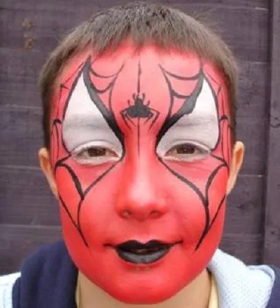 MuyVariado.com: Cómo hacer Caritas Pintadas, Diseño Hombre Araña ... MuyVariado.com: Cómo hacer Caritas Pintadas, Diseño Hombre Araña ...