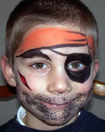 MuyVariado.com: Caritas Pintadas, Diseño Pirata, Maquillaje ...