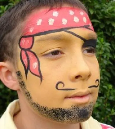 MuyVariado.com: Cómo Hacer Caritas Pintadas, Diseño Pirata, Paso a ... MuyVariado.com: Cómo Hacer Caritas Pintadas, Diseño Pirata, Paso a ...