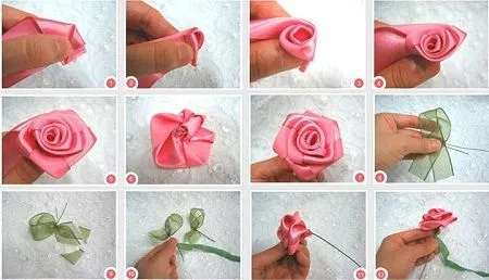 MuyVariado.com: Flores de Tela Paso a Paso, Ideas para Decorar