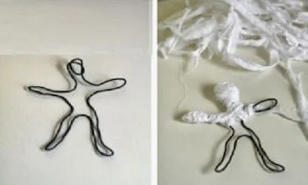 MuyVariado.com: Momias de Alambre y Gasa, Manualidades Paso a Paso ... MuyVariado.com: Momias de Alambre y Gasa, Manualidades Paso a Paso ...