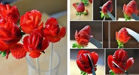 MuyVariado.com: Ramo de Flores con Fresas, Ideas Deliciosas para ... MuyVariado.com: Ramo de Flores con Fresas, Ideas Deliciosas para ...