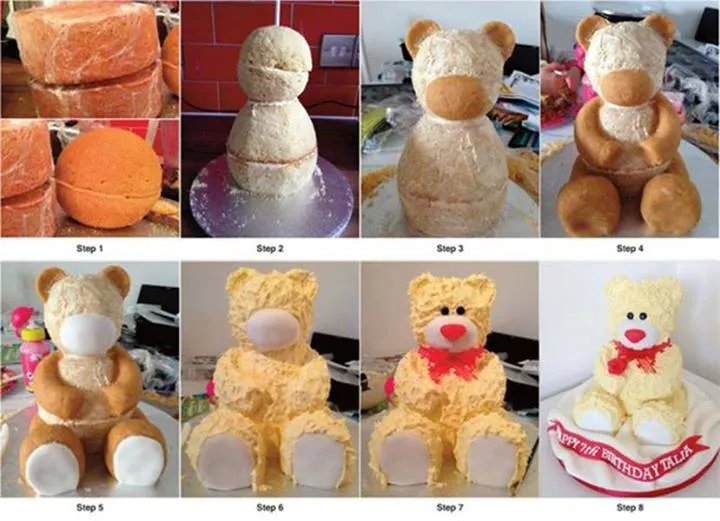 MuyVariado.com: Torta de Oso, Paso a Paso, Repostería MuyVariado.com: Torta de Oso, Paso a Paso, Repostería
