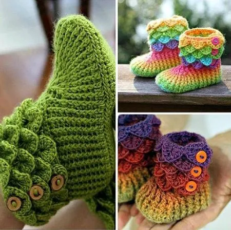 MuyVariado.com: Zapatos Tejidos para Bebes, Tejido Facil, Paso a Paso MuyVariado.com: Zapatos Tejidos para Bebes, Tejido Facil, Paso a Paso