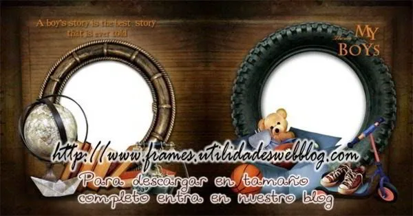 My Boys, hermosa plantilla para albumes de fotos infantiles ...