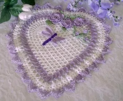 My home sweet home: Corazones tejidos a Crochet My home sweet home: Corazones tejidos a Crochet