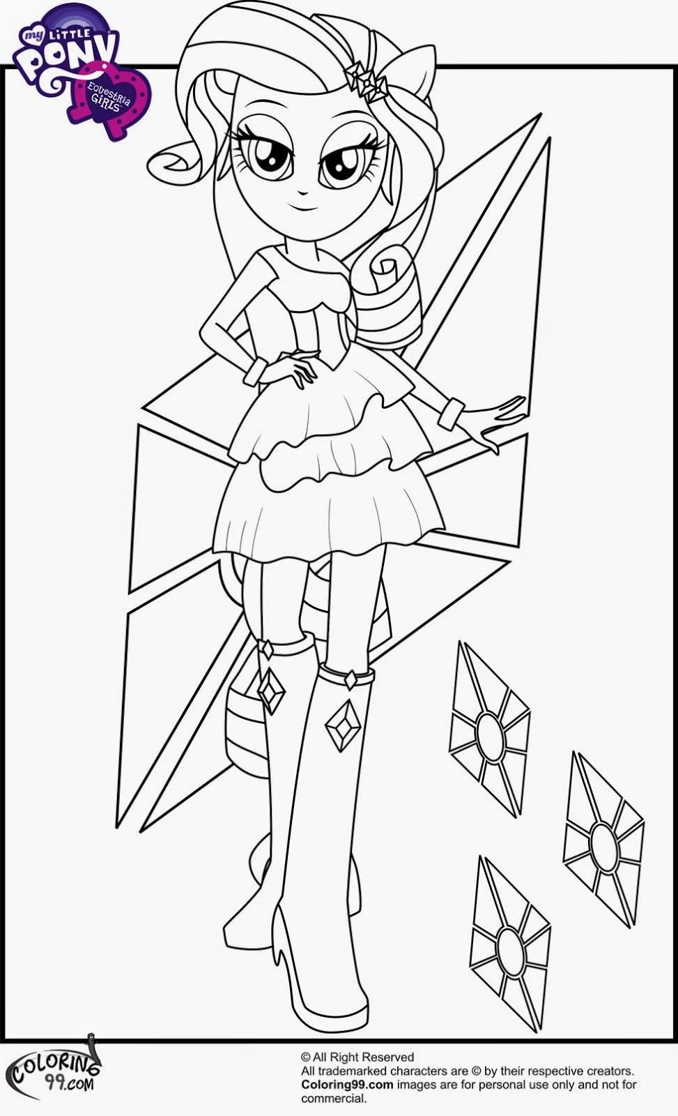 My little pony para colorear - Imagui