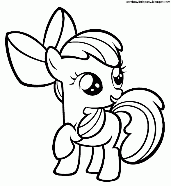 Dibujos para colorear de Apple Bloom de My Little Pony Apple Bloom ...