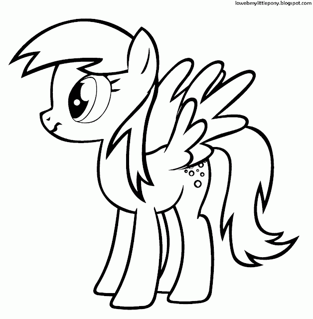 My Little Pony: Dibujos para colorear de Derpy Hooves de My Little ...