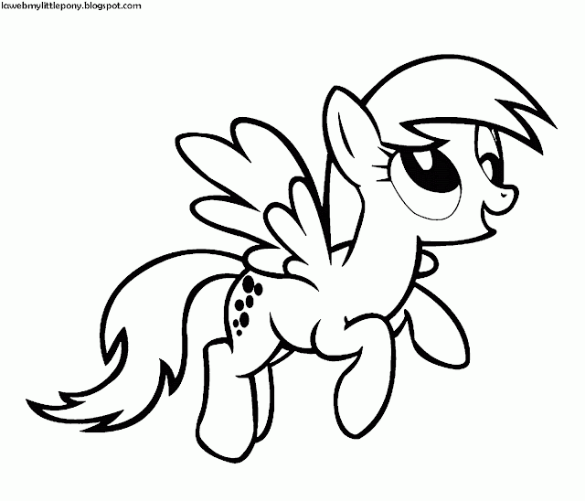 My Little Pony: Dibujos para colorear de Derpy Hooves de My Little ...