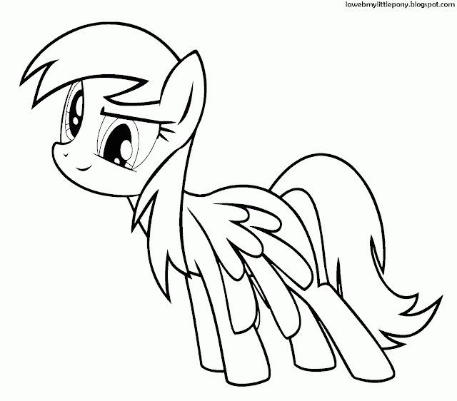 My Little Pony: Dibujos para colorear de Derpy Hooves de My Little ...