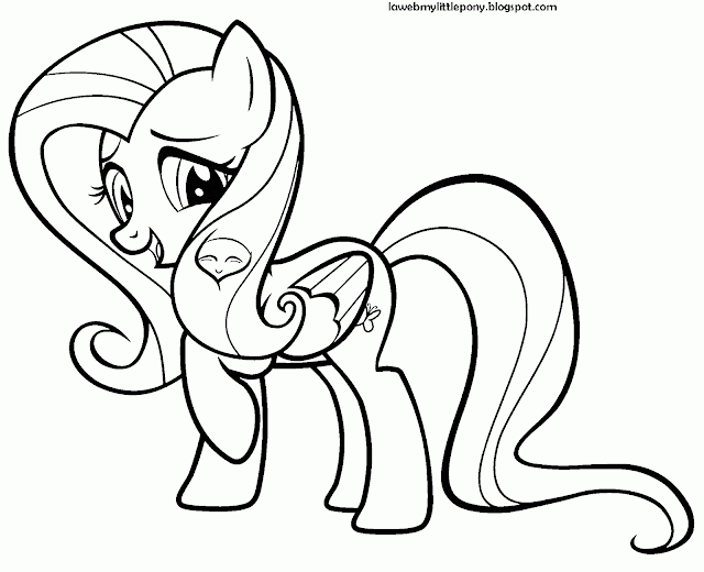 My Little Pony: Dibujos para colorear de Fluttershy de My Little Pony My Little Pony: Dibujos para colorear de Fluttershy de My Little Pony