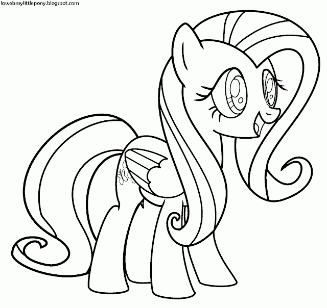 My Little Pony: Dibujos para colorear de Fluttershy de My Little Pony My Little Pony: Dibujos para colorear de Fluttershy de My Little Pony