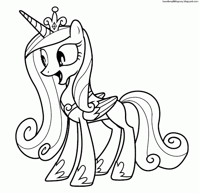 My Little Pony: Dibujos para colorear de la Princesa Cadance de My ... My Little Pony: Dibujos para colorear de la Princesa Cadance de My ...