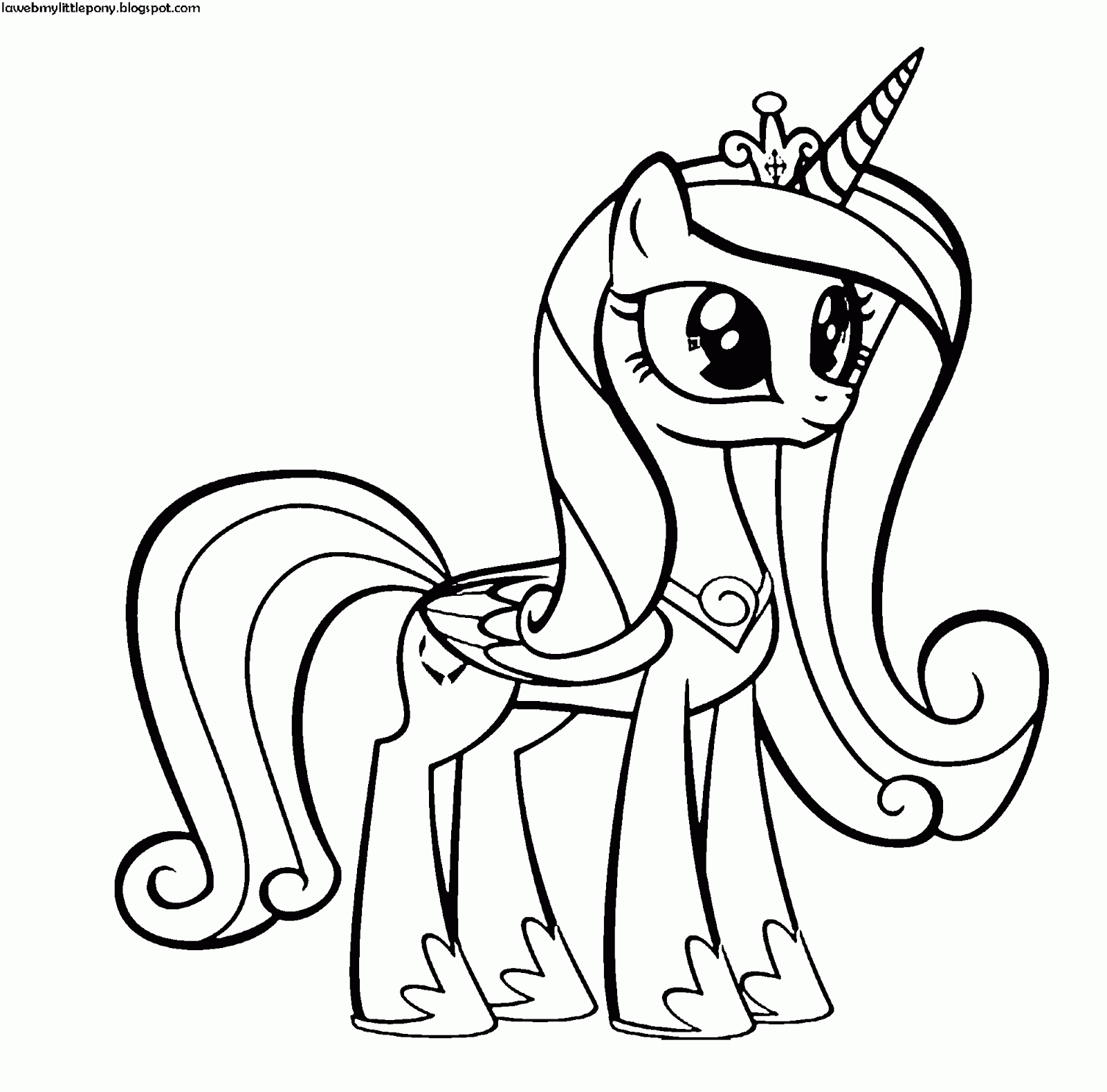 My Little Pony: Dibujos para colorear de la Princesa Cadance de My ... My Little Pony: Dibujos para colorear de la Princesa Cadance de My ...