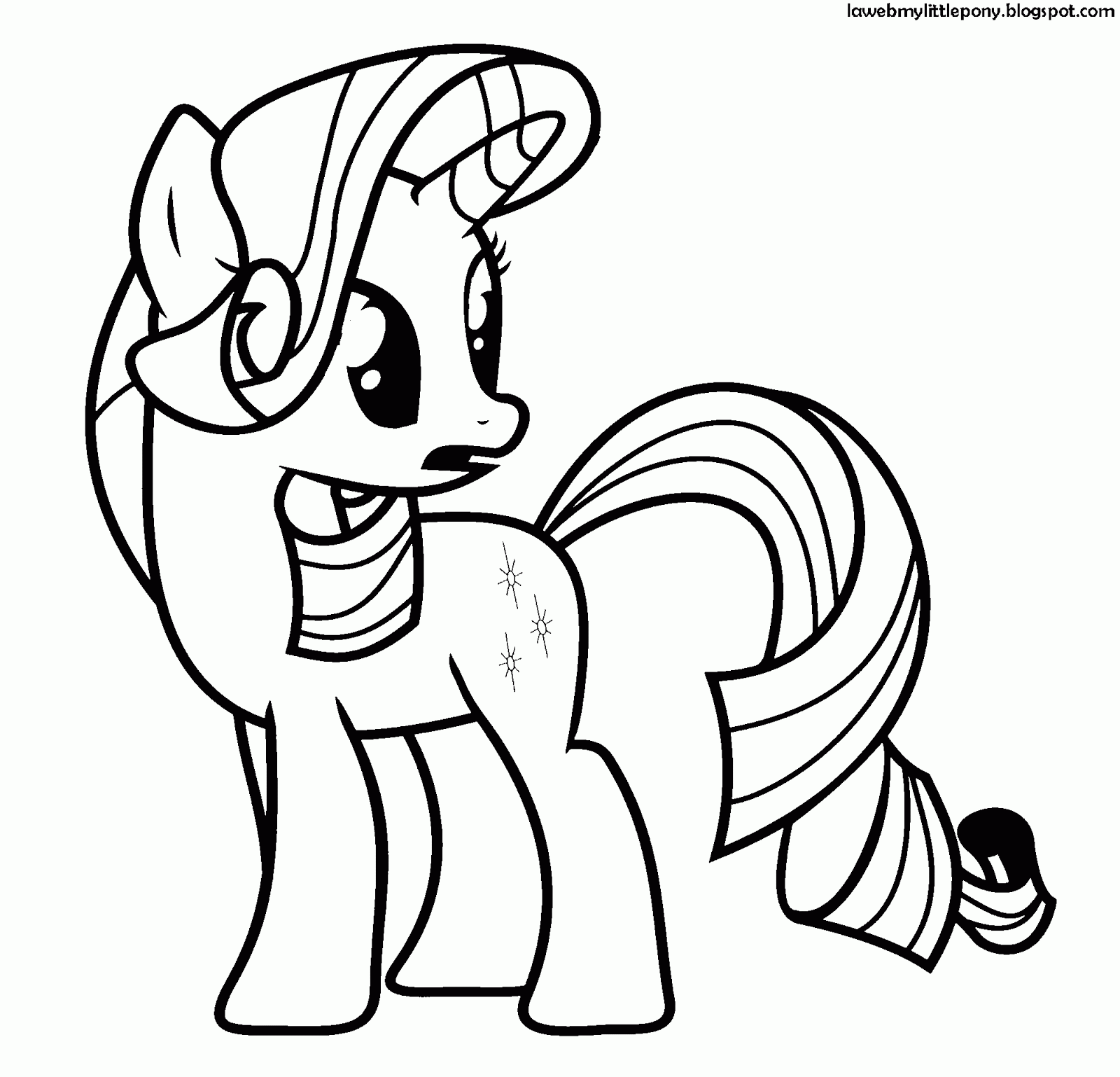 My Little Pony: Dibujos para colorear de Rarity de My Little Pony My Little Pony: Dibujos para colorear de Rarity de My Little Pony