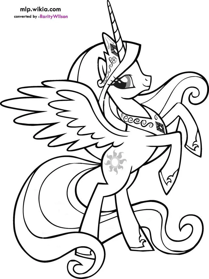 My Little Pony: Disegni da Colorare on Pinterest | 20 Pins