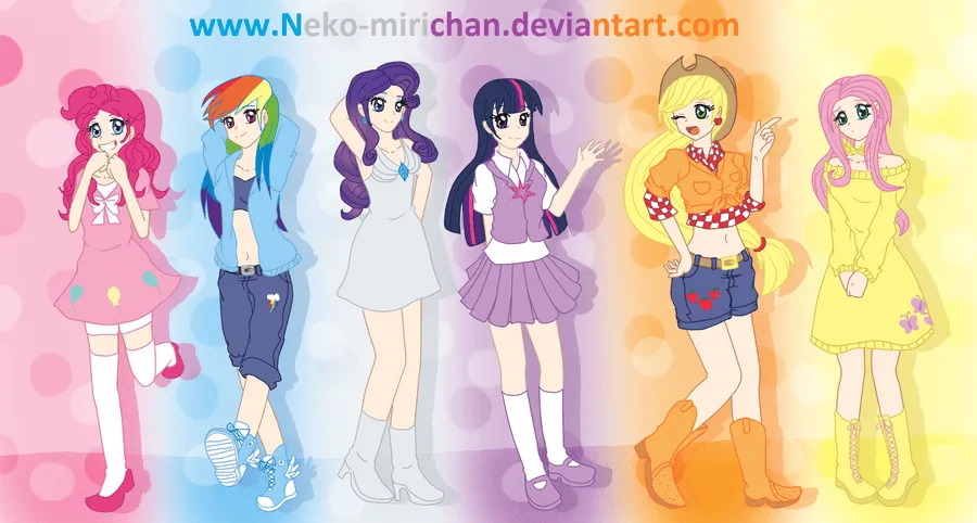 My little Pony Ver humanas? by Neko-mirichan on DeviantArt