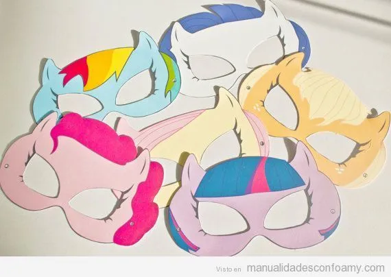 Moldes de My Little Pony en goma eva - Imagui