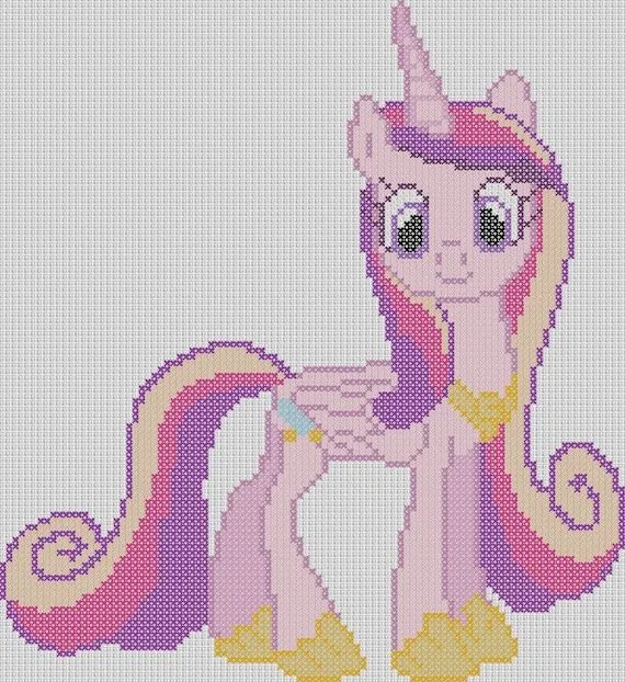 Mi little pony en punto de cruz - Imagui