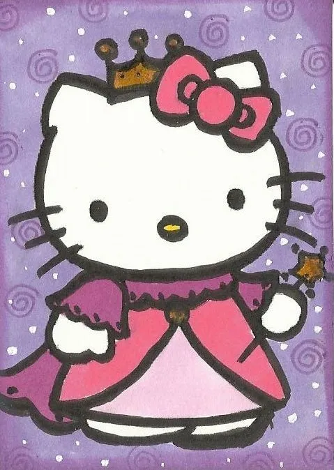 My new passion! Artist Trading Cards (ATC)!: Hello Kitty by Sanrio