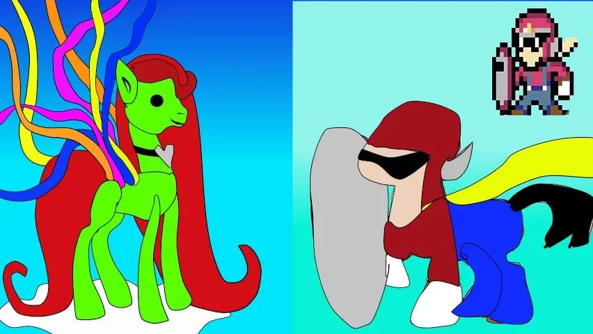 my oc and proto mario pony by daylover1313 on DeviantArt my oc and proto mario pony by daylover1313 on DeviantArt