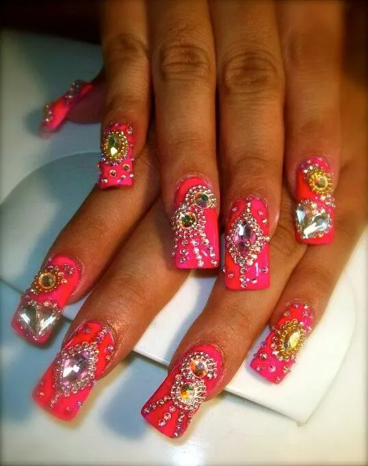 My Shit Mona's Nails Estilo Sinaloa 909 area | Nails Estilo ...