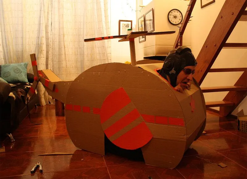 My space of art: Casita-helicoptero para niños.
