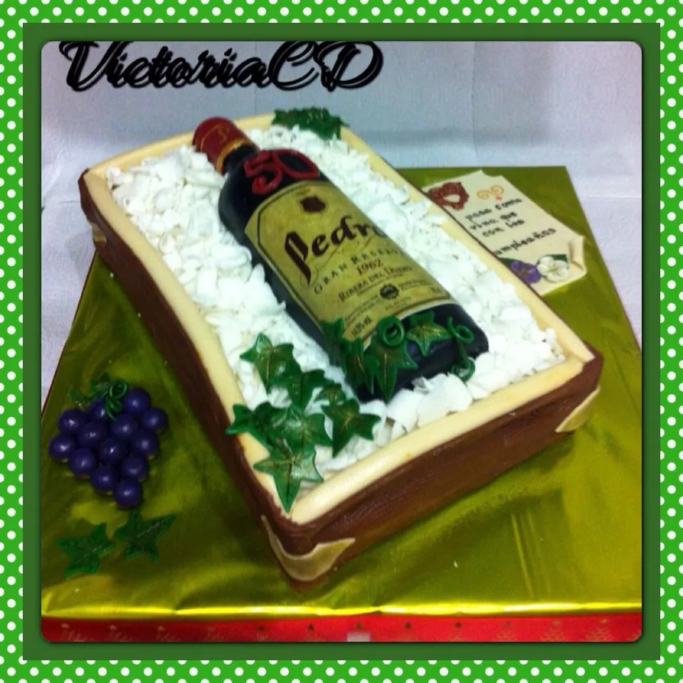 MY SWEET CAKES: TARTA BOTELLA DE VINO