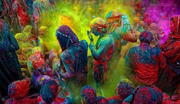 My World • Festival de colores en la India, linda manera de... My World • Festival de colores en la India, linda manera de...