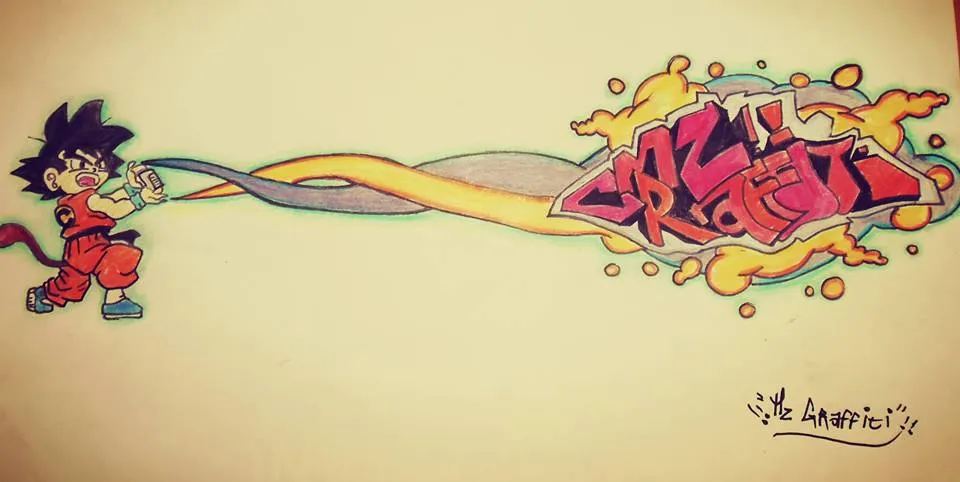 Mz Graffiti Goku by Mz-Graffiti-Drawings on DeviantArt Mz Graffiti Goku by Mz-Graffiti-Drawings on DeviantArt
