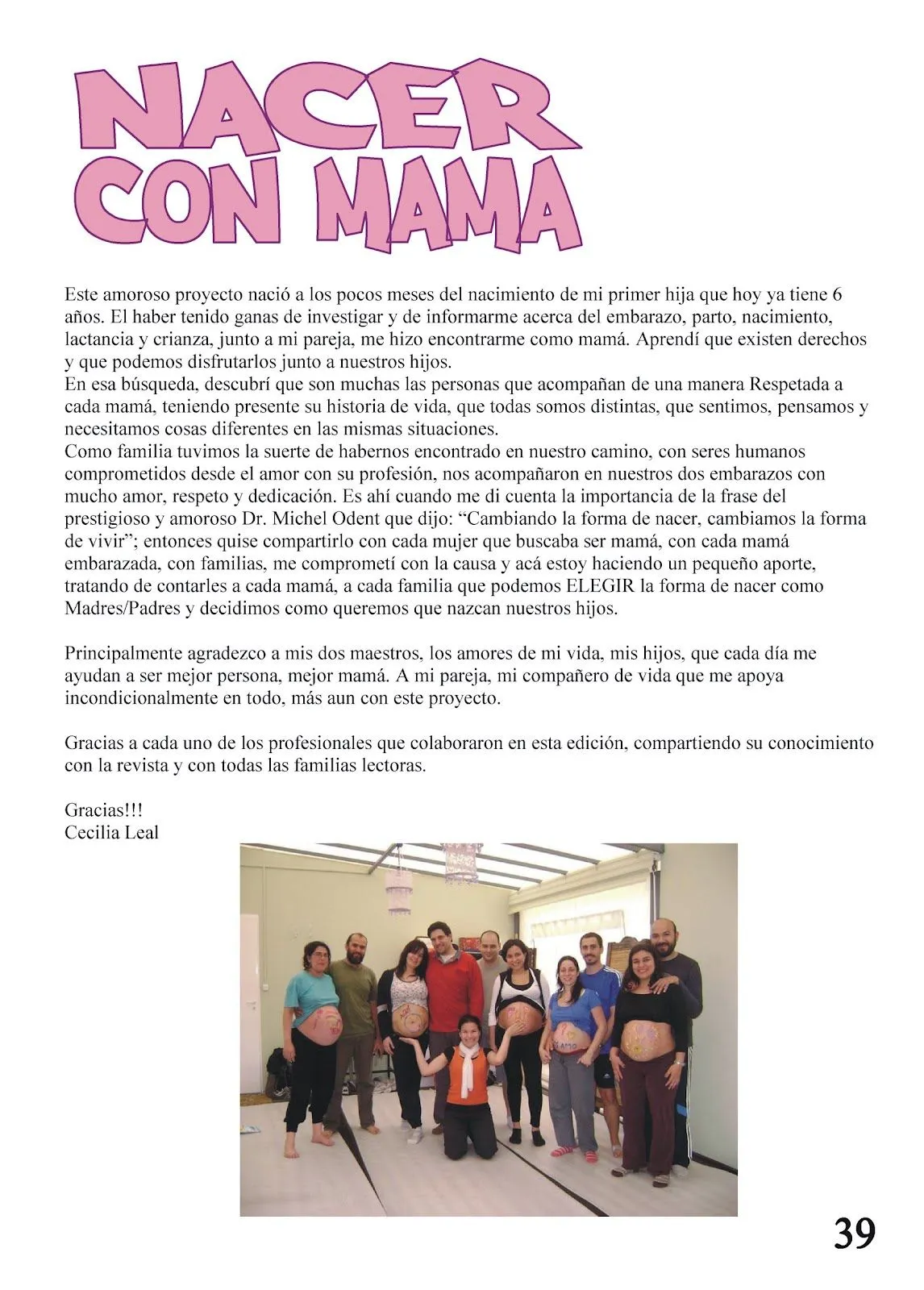 Nacer con Mamá