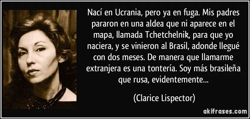 Nací en Ucrania, pero ya en fuga. Mis padres pararon en una...