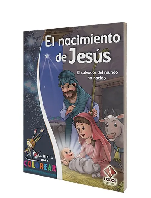 El nacimiento de Jesús (para colorear) – Biblias Logos