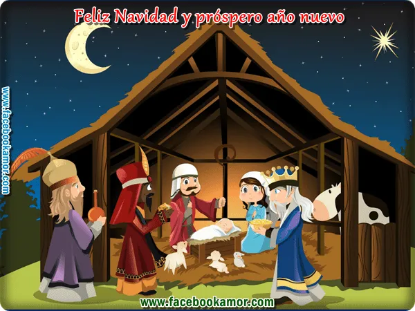 Nacimiento de navidad para facebook - Imagenes de Amor Facebook