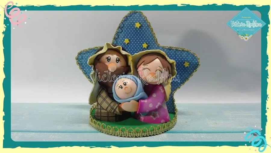 Nacimiento navideño con reciclaje y foamy | Manualidades Nacimiento navideño con reciclaje y foamy | Manualidades