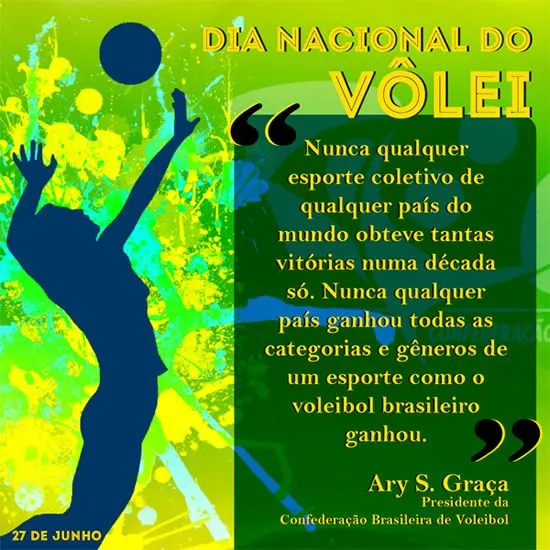 Dia Nacional do Vôlei - Imagens, Mensagens e Frases para Facebook