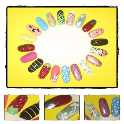 Nail Art entre puntada y puntada | A ♥PXLaura♥ A Nail Art entre puntada y puntada | A ♥PXLaura♥ A