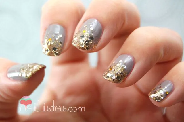 Nailistas: Uñas degradadas en dorado con Easy Paris, O.P.I. ... Nailistas: Uñas degradadas en dorado con Easy Paris, O.P.I. ...