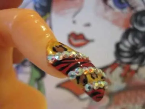 Nails Estilo Sinaloa- Pasion de Oro - YouTube Nails Estilo Sinaloa- Pasion de Oro - YouTube