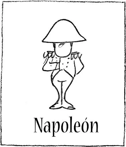 Napoleón para colorear - Imagui