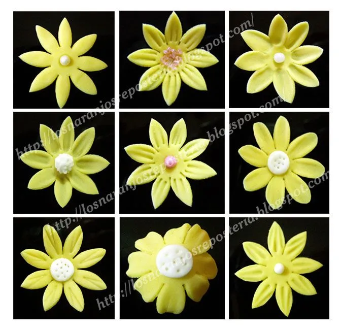 Los Naranjos - Arte y Gastronomía: Tutorial de Flores de Fondant ...