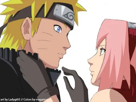 Naruto and Sakura by Leosanze on DeviantArt Naruto and Sakura by Leosanze on DeviantArt