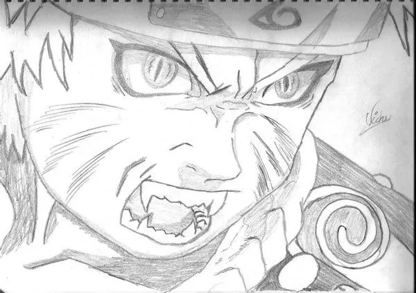 Naruto uzumaki a lapiz - Imagui