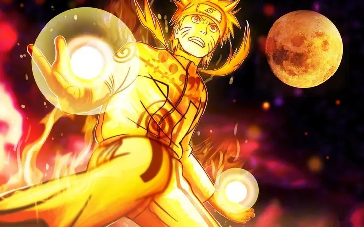 Naruto Kyuubi Mode Rasengan HD Wallpaper | ANIME-MANGA-GAMES ...