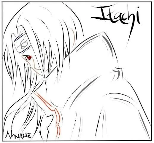 Naruto Lineart - Itachi by N-nOname on DeviantArt