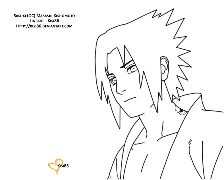 Naruto shippuden sasuke para colorear - Imagui